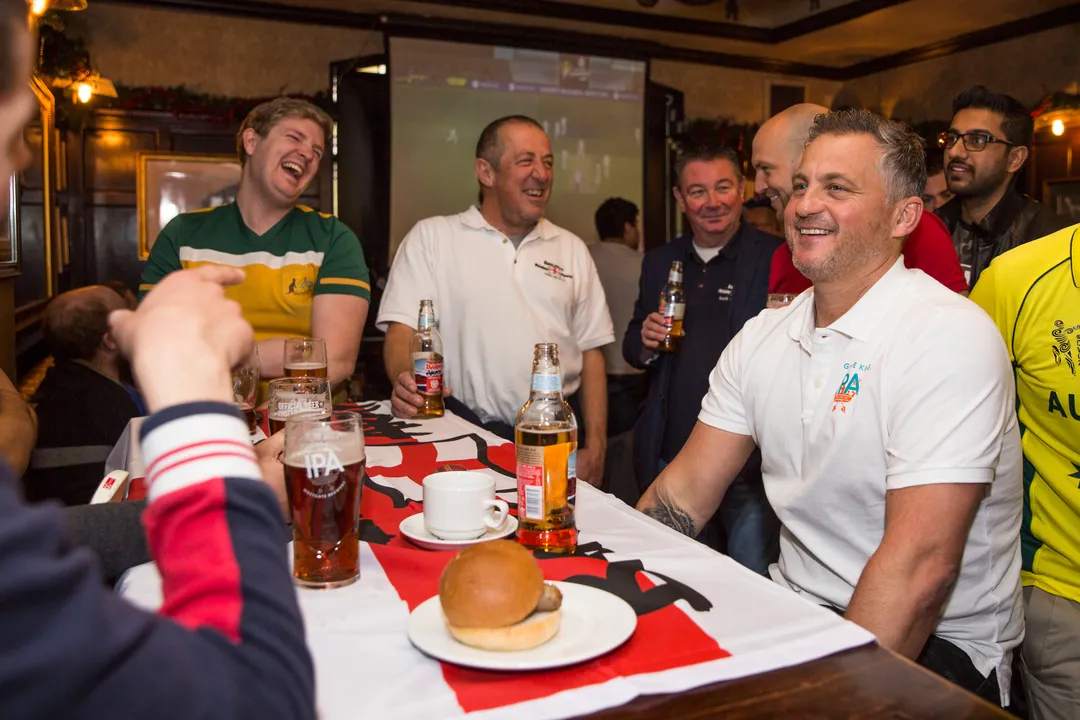 Cricket Legend Darren Gough Joined Die Hard Cricket Fans For Early Morning Ashes Screening