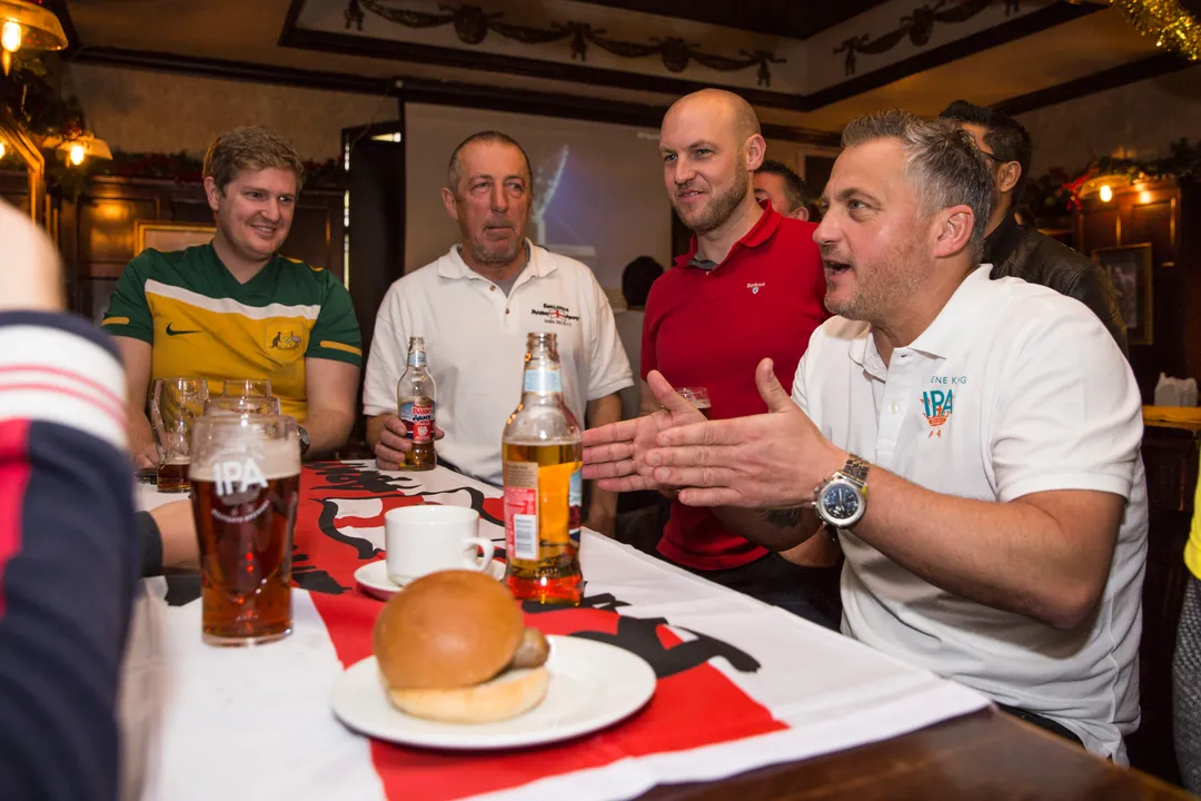 Cricket Legend Darren Gough Joined Die Hard Cricket Fans For Early Morning Ashes Screening